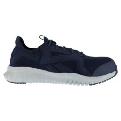 Reebok Shoes: Men's RB4066 Navy Grey Composite Toe Athletic Work Shoes -Work Shoe Store reebok rb4066 flexagon 3.0 work 01