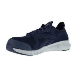 Reebok Shoes: Men's RB4066 Navy Grey Composite Toe Athletic Work Shoes -Work Shoe Store reebok rb4066 flexagon 3.0 work 03