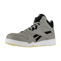 Reebok Shoes: Men's RB4136 Grey/Black Composite Toe EH Slip Resistant High Top Work Sneaker -Work Shoe Store reebok rb4136 bb4500 03