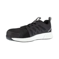 Reebok Shoes: Men's RB4311 Black White Composite Toe Athletic Work Shoe -Work Shoe Store reebok rb4311 fusion flexweave work 03