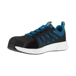 Reebok Shoes: Men's RB4314 Black Fusion Flexweave EH Composite Toe Slip Resistant Athletic Shoe -Work Shoe Store reebok rb4314 fusion flexweave work 03