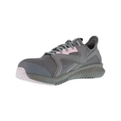 Reebok Shoes: Women's RB461 Grey Pink Flexagon 3.0 Composite Toe EH Athletic Work Shoe -Work Shoe Store reebok rb461 flexagon 3.0 work 03