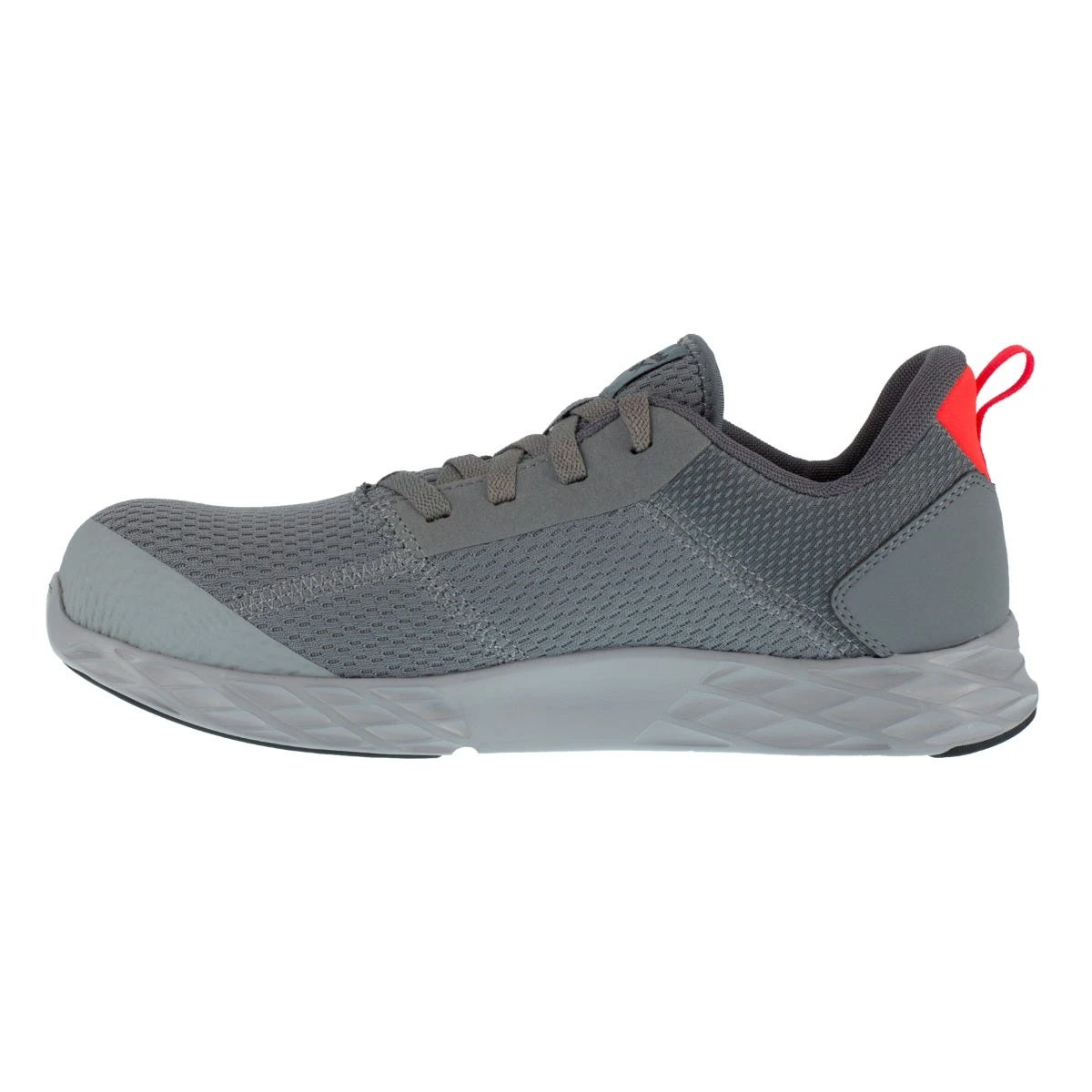 Reebok Shoes: Men's RB4671 Grey Astroride Strike EH Composite Toe Slip Resistant Athletic Shoe 3 Reebok Shoes: Men's RB4671 Grey Astroride Strike EH Composite Toe Slip Resistant Athletic Shoe