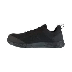 Reebok Shoes: Men's RB4672 Black Astroride Strike EH Composite Toe Slip Resistant Athletic Shoe 9 Reebok Shoes: Men's RB4672 Black Astroride Strike EH Composite Toe Slip Resistant Athletic Shoe -Work Shoe Store reebok rb4672 astroride strike work 04