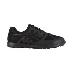 Reebok Shoes: Men's RB7100 Black Nano Tactical Soft Toe EH Work Shoe -Work Shoe Store reebok rb7100 nano tactical 01