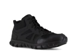 Reebok Boots: Men's Sublite Non-Metallic Black RB8405 Slip-Resistant Duty Boots 17 Reebok Boots: Men's Sublite Non-Metallic Black RB8405 Slip-Resistant Duty Boots -Work Shoe Store reebok rb8405 sublite cushion tactical 02