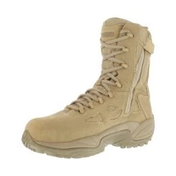 Reebok Boots: Men's Tan RB8895 Rapid Response Non Metallic Military Boots -Work Shoe Store reebok rb8895 rapid response rb 03 1