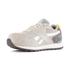 Reebok Shoes: Women's RB980 Grey Orange Composite Toe SD10 Classic Work Sneaker -Work Shoe Store reebok rb980 harman work 03edit