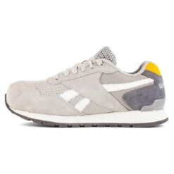 Reebok Shoes: Women's RB980 Grey Orange Composite Toe SD10 Classic Work Sneaker -Work Shoe Store reebok rb980 harman work 04edit