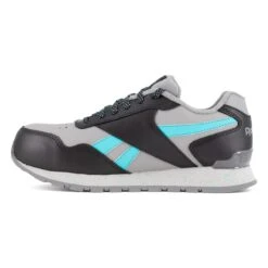 Reebok Shoes: Women's RB982 Grey Teal Composite Toe EH Classic Work Sneaker -Work Shoe Store reebok rb982 harman work 04edit