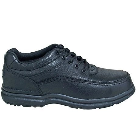 Rockport Works Shoes: Mens' RK6761 World Tour Black Leather Steel Toe Oxford Shoe 6 Rockport Works Shoes: Mens' RK6761 World Tour Black Leather Steel Toe Oxford Shoe - Image 4