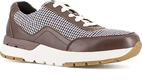 Rockport Works Shoes: Women's RK773 Brown Plaid Composite Toe EH Pulse Tech Work Sneaker 3 Rockport Works Shoes: Women's RK773 Brown Plaid Composite Toe EH Pulse Tech Work Sneaker