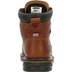 Rocky Boots: Men's RKK0362 Brown Ironclad USA Made Steel Toe Met Guard Waterproof Work Boot 12 Rocky Boots: Men's RKK0362 Brown Ironclad USA Made Steel Toe Met Guard Waterproof Work Boot -Work Shoe Store rkk0362 4 large