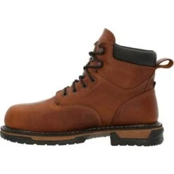 Rocky Boots: Men's RKK0362 Brown Ironclad USA Made Steel Toe Met Guard Waterproof Work Boot 10 Rocky Boots: Men's RKK0362 Brown Ironclad USA Made Steel Toe Met Guard Waterproof Work Boot -Work Shoe Store rkk0362 5 large