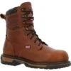 Rocky Boots: Men's RKK0363 Brown Ironclad 8 Inch USA Made Steel Toe Waterproof Work Boot 2 Rocky Boots: Men's RKK0363 Brown Ironclad 8 Inch USA Made Steel Toe Waterproof Work Boot -Work Shoe Store rkk0363 large