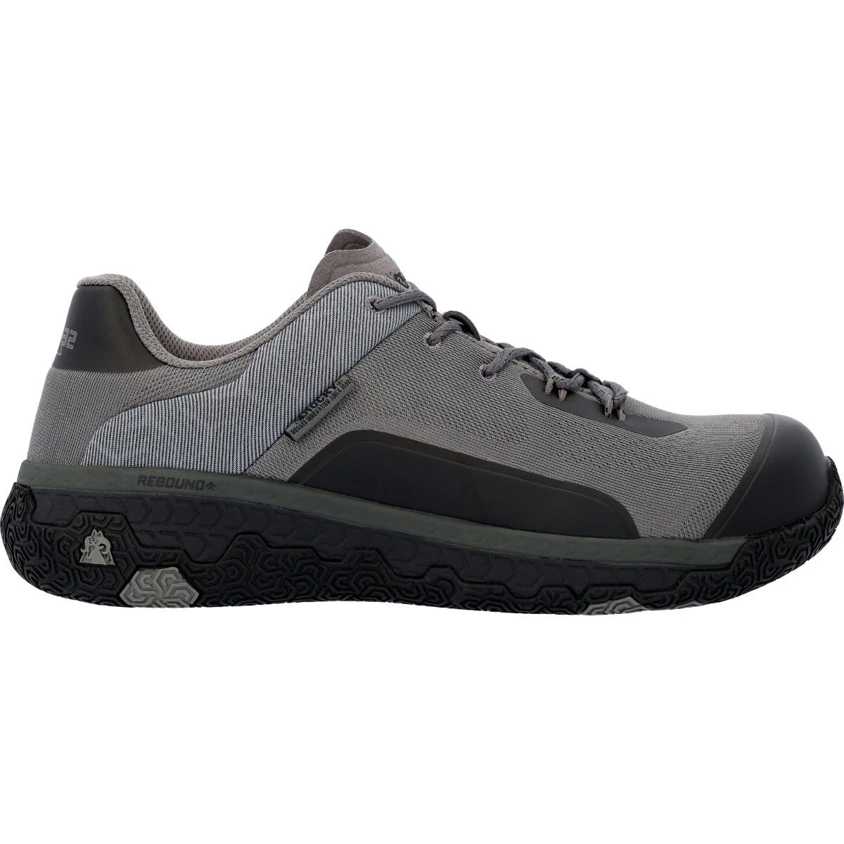 Rocky Shoes: Men's RKK0436 Black Charcoal Grey Composite Toe Rebound SR Sport Work Shoe 4 Rocky Shoes: Men's RKK0436 Black Charcoal Grey Composite Toe Rebound SR Sport Work Shoe - Image 2