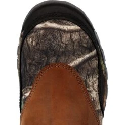 Rocky Boots: Men's RKS0617 Camo Brown Soft Toe Lynx 16" Waterproof Snake Pull On Boot -Work Shoe Store rks0617 birdseye