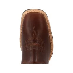 Rocky Boots: Men's RKW0405 Brown Soft Toe 12" Tall Oaks Western Pull On Boot -Work Shoe Store rkw0405 2edit