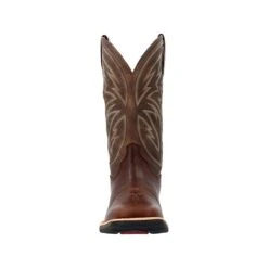 Rocky Boots: Men's RKW0405 Brown Soft Toe 12" Tall Oaks Western Pull On Boot -Work Shoe Store rkw0405 3edit