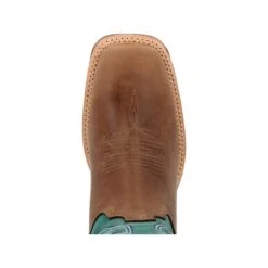 Rocky Boots: Men's RKW0406 Teal Soft Toe 12" Tall Oaks Western Pull On Boot -Work Shoe Store rkw0406 2edit