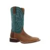Rocky Boots: Men's RKW0406 Teal Soft Toe 12" Tall Oaks Western Pull On Boot -Work Shoe Store rkw0406edit