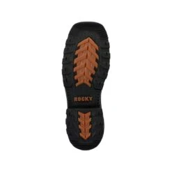 Rocky Boots: Men's RKW0407 Dark Brown Composite Square Toe Rams Horn Western Boot 15 Rocky Boots: Men's RKW0407 Dark Brown Composite Square Toe Rams Horn Western Boot -Work Shoe Store rkw0407 5edit