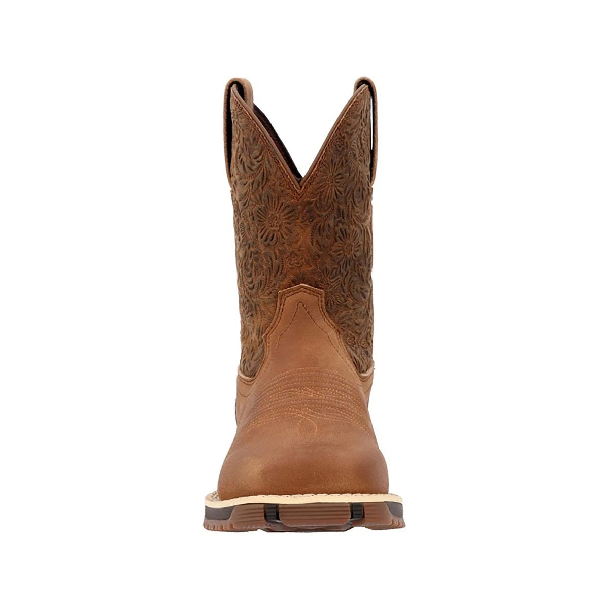 Rocky Boots: Women's RKW0413 Cinnamon Soft Toe Rosemary Pull On Cowboy Work Boot 6 Rocky Boots: Women's RKW0413 Cinnamon Soft Toe Rosemary Pull On Cowboy Work Boot - Image 4