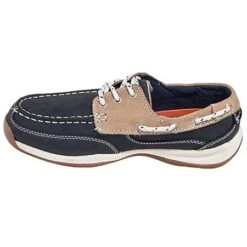 Rockport Works Shoes: Women's RK670 Steel Toe Navy ESD Boat Shoes 11 Rockport Works Shoes: Women's RK670 Steel Toe Navy ESD Boat Shoes -Work Shoe Store rockport rk670 i 01