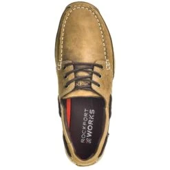 Rockport Works RK6734 Men's Internal Met Guard Steel Toe Boat Shoes -Work Shoe Store rockport rk6734 t 01