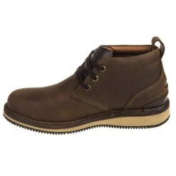 Rockport Works Shoes: Men's RK2801 Brown Prestige Point Steel Toe Chukka -Work Shoe Store rockport rk2801 i 001