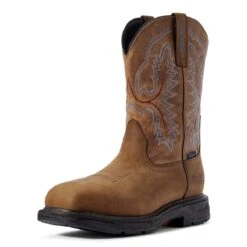 Ariat Boots: Men's 10031474 Distressed Brown WorkHog XT Waterproof Work Boot 11 Ariat Boots: Men's 10031474 Distressed Brown WorkHog XT Waterproof Work Boot -Work Shoe Store s20 mns work couto 10031474 3 4 front