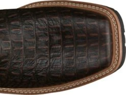 Justin Boots: Men's SE4833 Brown Composite Square Toe Derrickman Cowboy Work Boot -Work Shoe Store se4833 617x563 top
