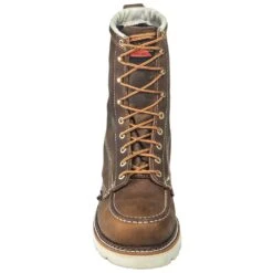 Thorogood Boots: Men's Steel Toe 804-4378 EH USA-Made Brown Work Boots -Work Shoe Store thorogood 804 4378 f 01 1
