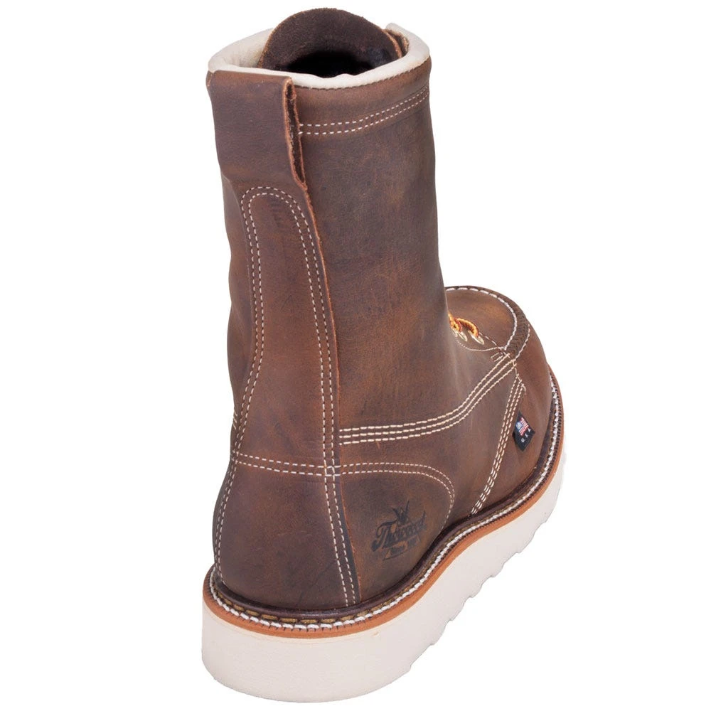 Thorogood Boots: Men's 804-4478 USA-Made Brown EH Steel Toe Work Boots 8 Thorogood Boots: Men's 804-4478 USA-Made Brown EH Steel Toe Work Boots - Image 6