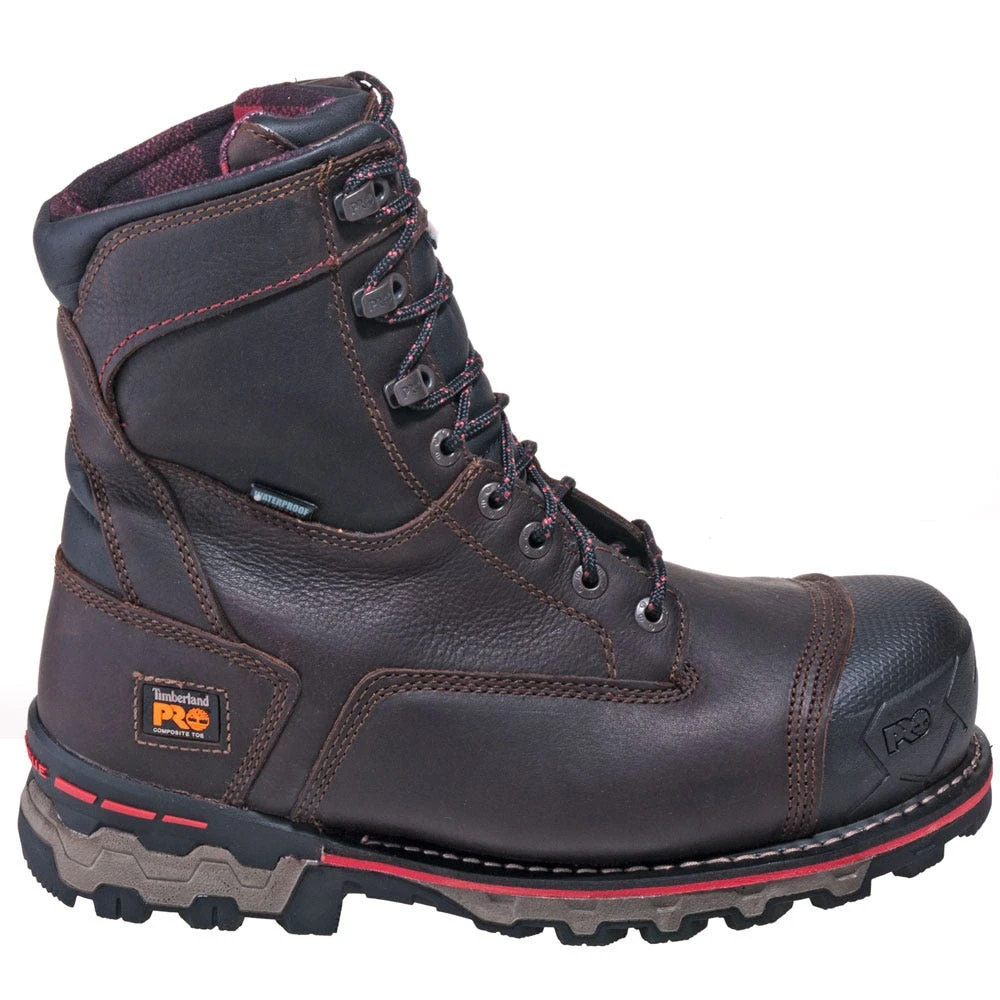 Timberland Pro Boots: Men's TB0A128P 214 Brown Waterproof Insulated Composite Toe Boots 6 Timberland Pro Boots: Men's TB0A128P 214 Brown Waterproof Insulated Composite Toe Boots - Image 4