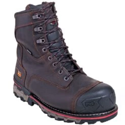 Timberland Pro Boots: Men's TB0A128P 214 Brown Waterproof Insulated Composite Toe Boots 13 Timberland Pro Boots: Men's TB0A128P 214 Brown Waterproof Insulated Composite Toe Boots -Work Shoe Store timberland 128p p 01