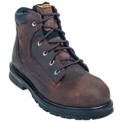 Timberland PRO Boots: Men's 85591 Magnus Brown EH Steel Toe Boots -Work Shoe Store timberland 85591 p 01