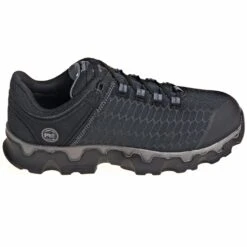 Timberland PRO Shoes: Men's TB0A1B6U 001 Alloy Toe ESD Powertrain Sport Black Athletic Work Shoes -Work Shoe Store timberland tb0a1b6u001 o 01