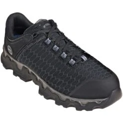 Timberland PRO Shoes: Men's TB0A1B6U 001 Alloy Toe ESD Powertrain Sport Black Athletic Work Shoes -Work Shoe Store timberland tb0a1b6u001 p 01