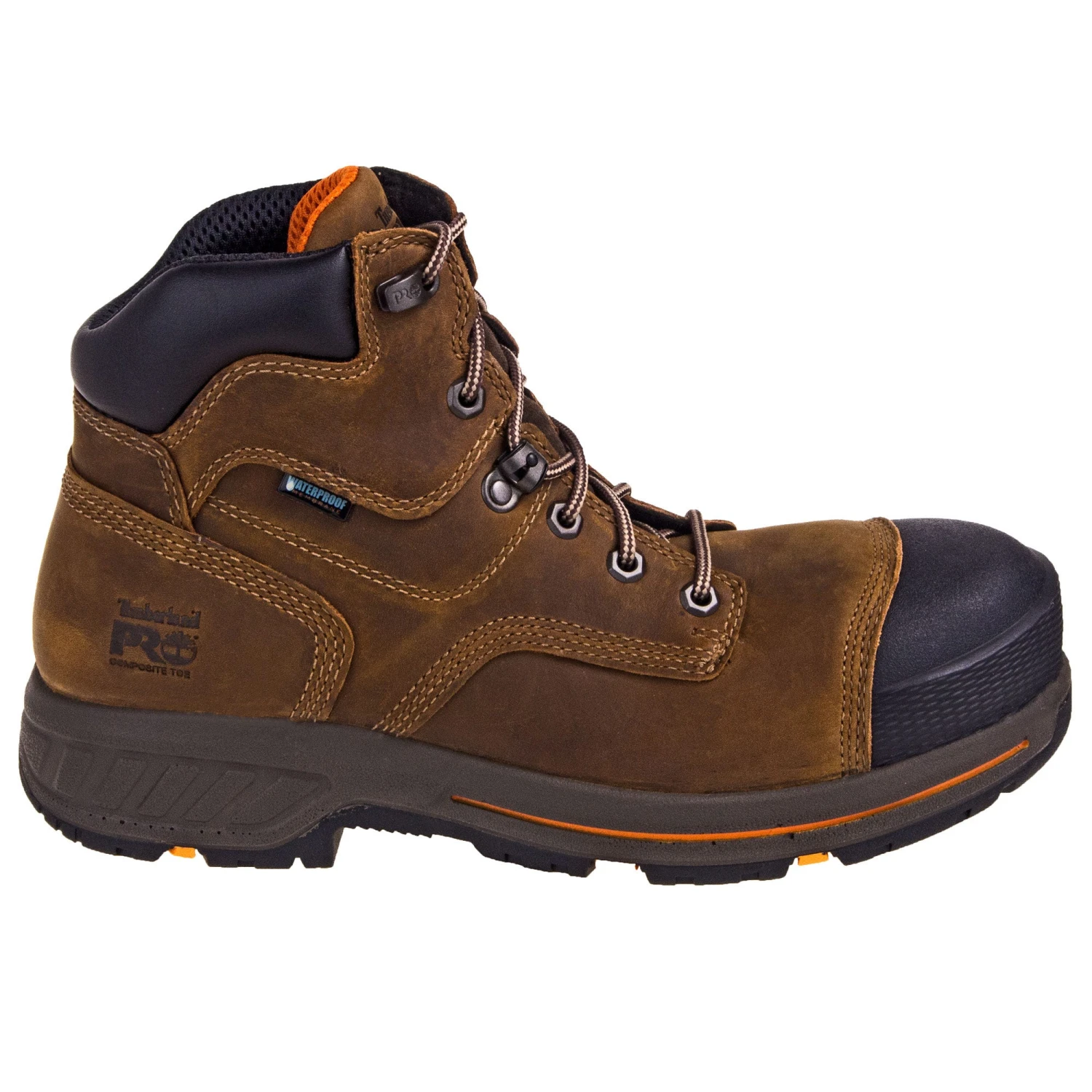 Timberland PRO Boots: Men's Helix HD 6-Inch TB0A1HQL 214 Brown Composite Toe EH Work Boots 6 Timberland PRO Boots: Men's Helix HD 6-Inch TB0A1HQL 214 Brown Composite Toe EH Work Boots - Image 4