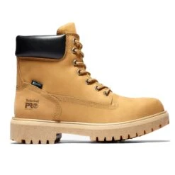 Timberland PRO Boots: Men's Waterproof Insulated 65030 6" Work Boots -Work Shoe Store timberland 65030 side view 1