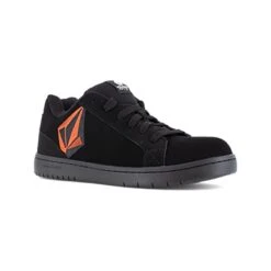 Volcom Shoes: Men's VM30471 Black Red Composite Toe SD10 Slip Resistant Skate Work Shoe