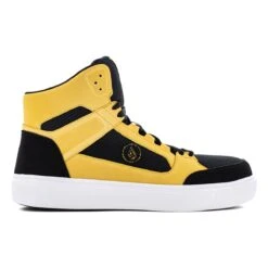 Volcom Shoes: Men's VM30237 Wheat Black Composite Toe EH Slip Resistant Evolve Skate Inspired Work High Top -Work Shoe Store volcom vm30237 evolve 01