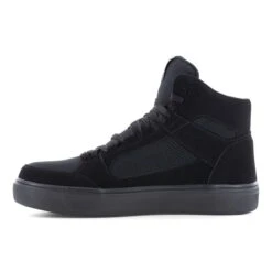 Volcom Shoes: Women's VM30244F Triple Black Composite Toe Evolve Slip Resistant Skate Inspired Work High Top -Work Shoe Store volcom vm30244 vm30244f evolve 04 1