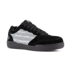 Volcom Shoes: Women's VM30361F Black Tower Grey Composite Toe Hybrid Slip Resistant Skate Inspired Work Shoe