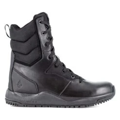 Volcom Boots: Men's VM30705 Black Soft Toe Street Shield Skate-Inspired 8" Tactical Side Zipper Boot -Work Shoe Store volcom vm30705 street shield 01edit