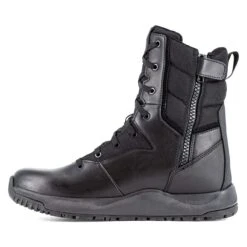 Volcom Boots: Men's VM30705 Black Soft Toe Street Shield Skate-Inspired 8" Tactical Side Zipper Boot -Work Shoe Store volcom vm30705 street shield 04edit