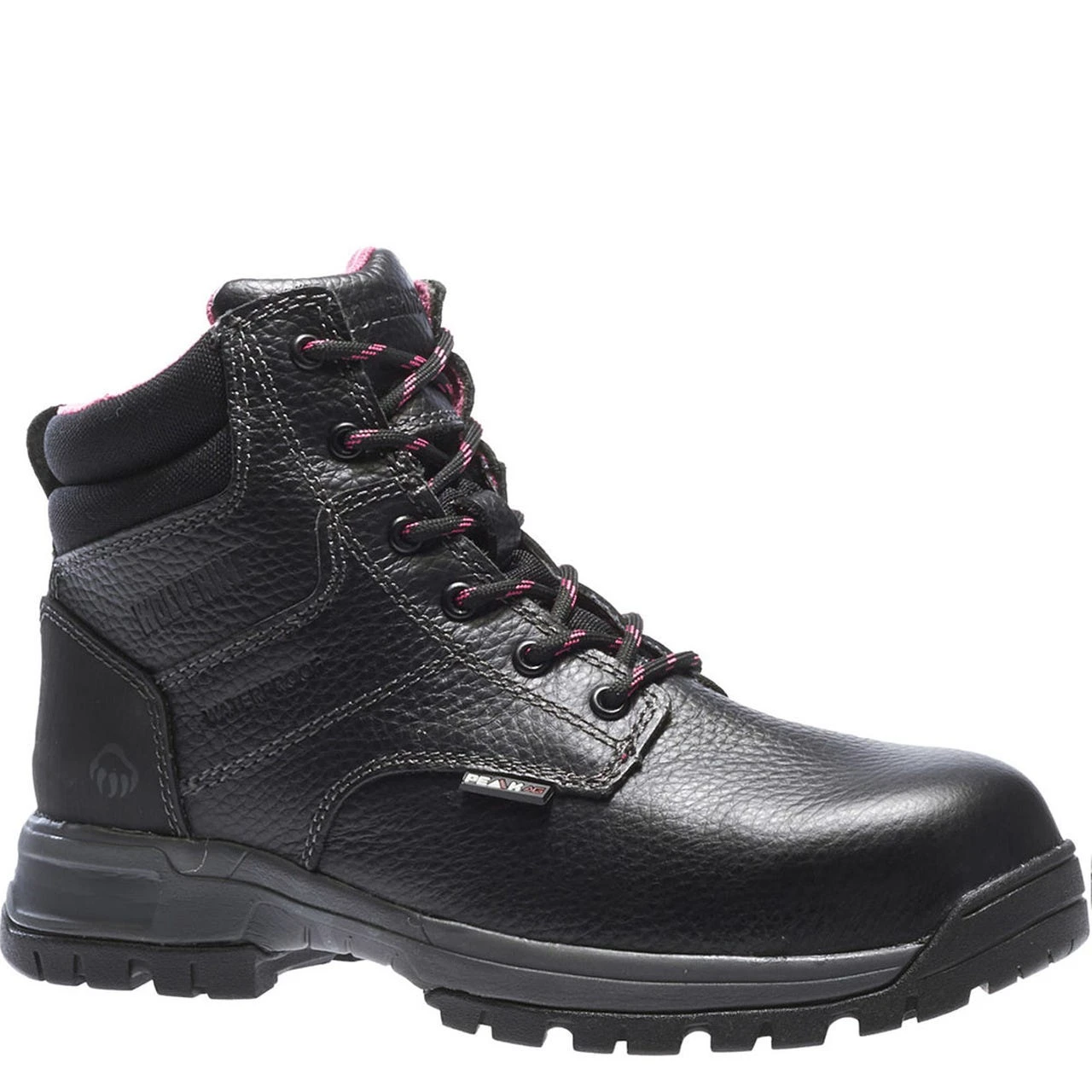 Wolverine Boots: Women's 10181 Black Piper Composite Toe Waterproof Work Boot 4 Wolverine Boots: Women's 10181 Black Piper Composite Toe Waterproof Work Boot - Image 2