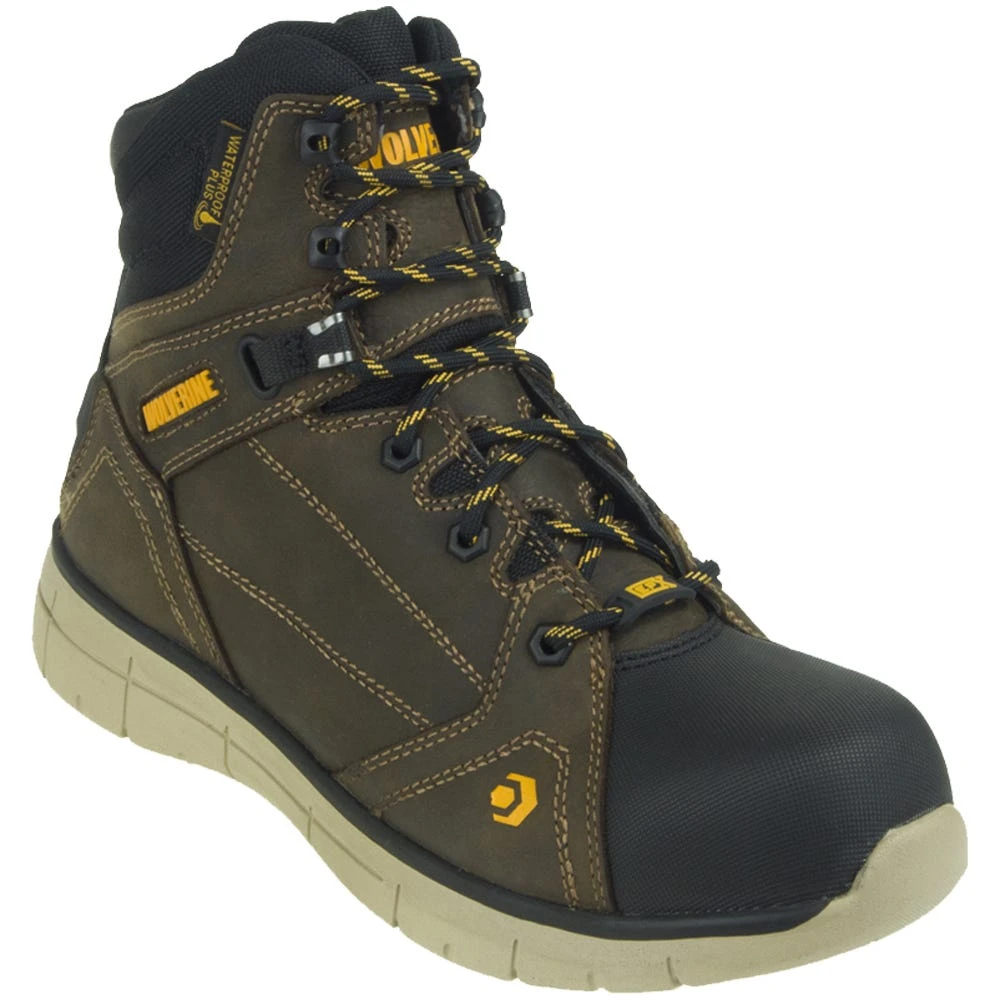 Wolverine Boots: Men's Rigger Mid W10797 Composite Toe Work Boots 3 Wolverine Boots: Men's Rigger Mid W10797 Composite Toe Work Boots