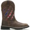 Wolverine Boots: Men's 201218 Brown Flag Rancher Claw Waterproof Steel Toe Pull On Work Boot -Work Shoe Store w201218 1